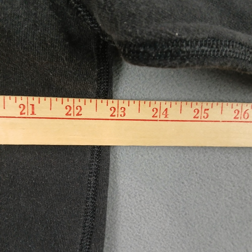 Vintage Calvin Klein Jeans Sweatshirt Women PM Black Cotton Logo Fleece Lined - Picture 7 of 8